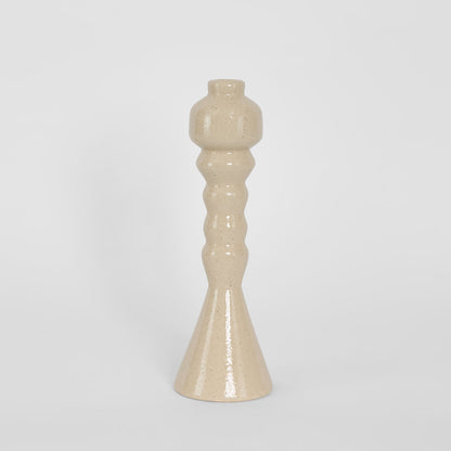 Lume Pillar Candle Stand White