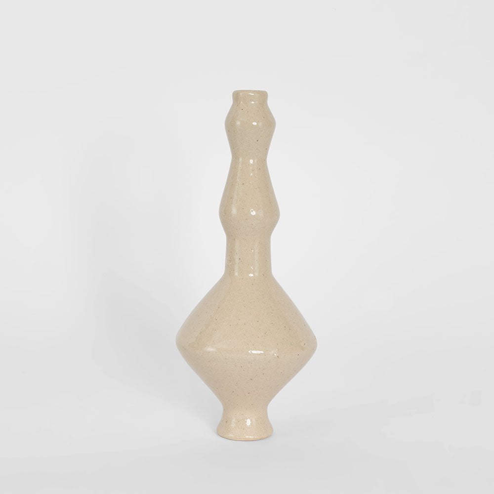 Lume Loom Candle Stand White