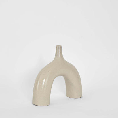 Gaia Arc Vase Natural