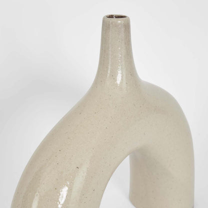 Gaia Arc Vase Natural