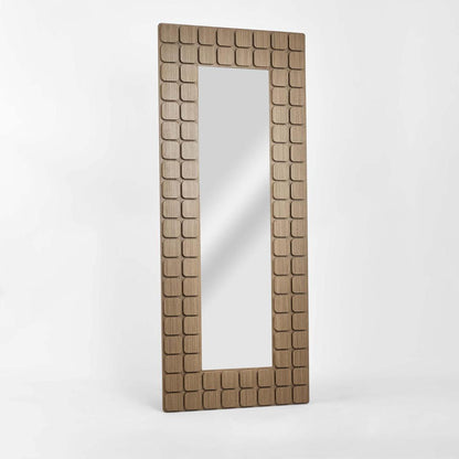 Porto Walnut Floor Mirror