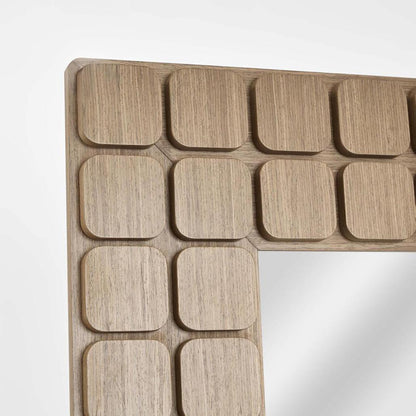 Porto Walnut Floor Mirror