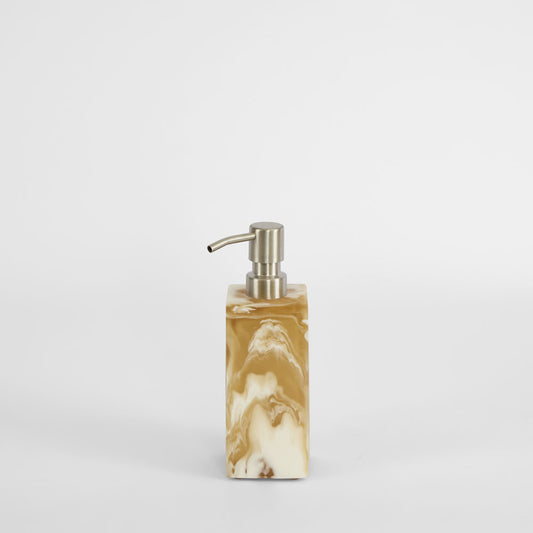 Halo Resin Soap Dispenser Medium Latte