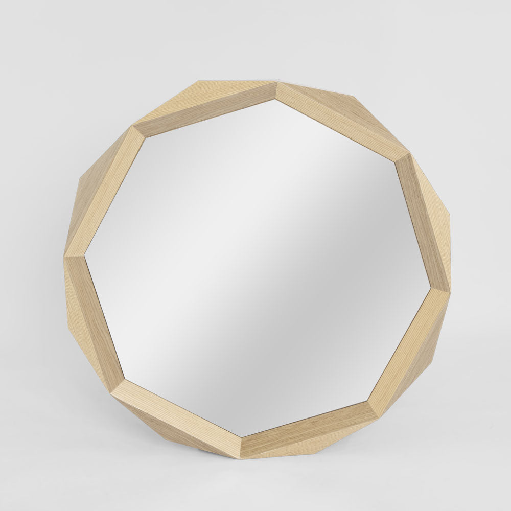 Axis Mirror Oak & Walnut