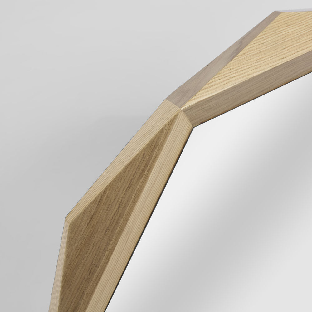 Axis Mirror Oak & Walnut