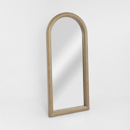 Mira Arched Mirror Light Walnut 180cm