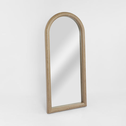 Mira Arched Mirror Light Walnut 180cm
