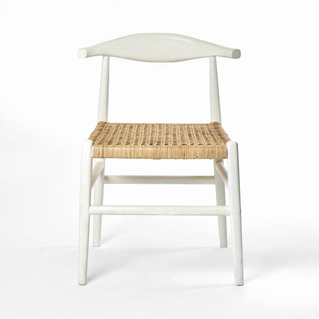 Sorren Dining Chair White / Natural