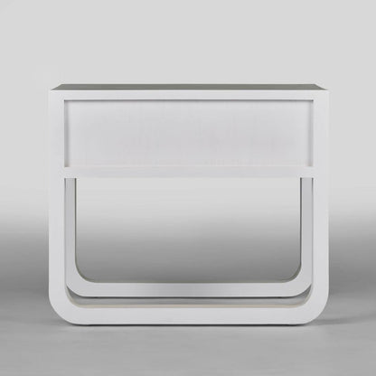 Norma Bedside Table White