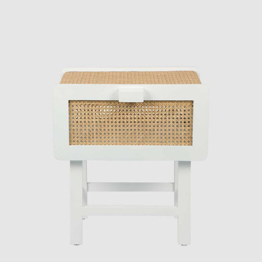 Zoe Bedside Table Chalk