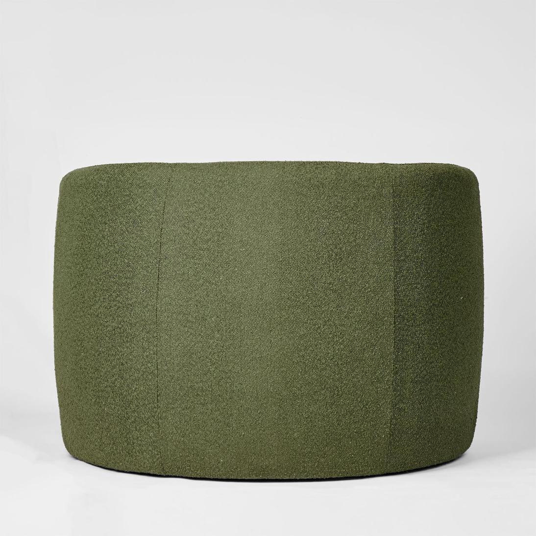 Cora Armchair Olive Boucle