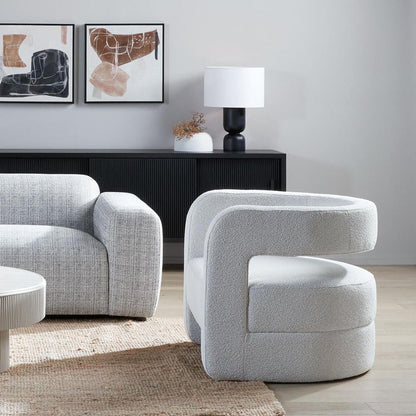 Cleo ArmChair Vanilla Boucle