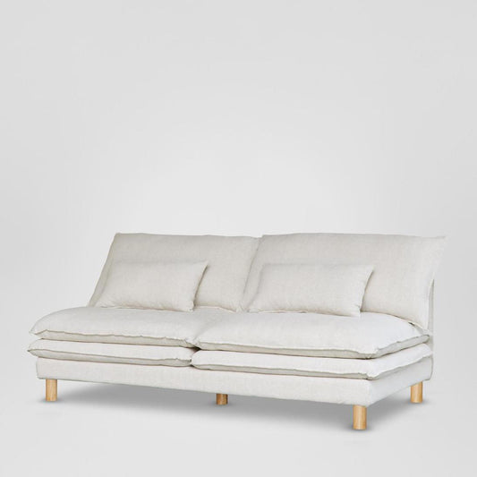 Aura 2 Seater No Arms Cover C7 White - Cover Only