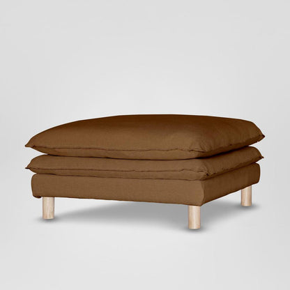 Aura Ottoman Cover C7 Brown Sugar - Cover Only