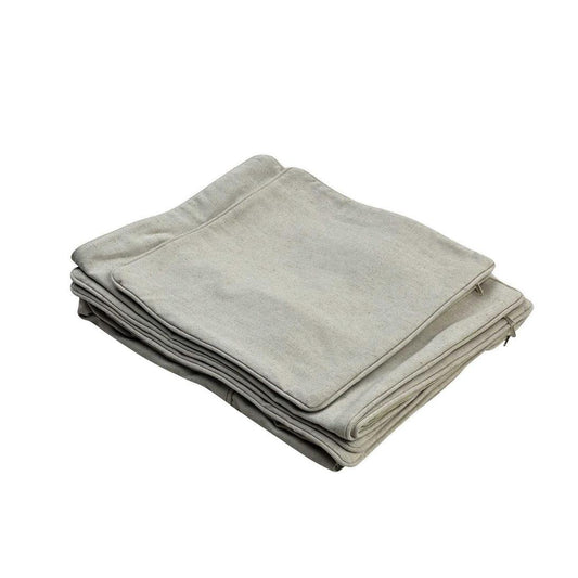Aura Ottoman Cover C7 Natural Linen - Cover Only
