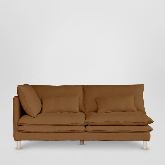 Aura 2 Seater Left Arm Cover Class 7 Brown Sugar - Cover Only