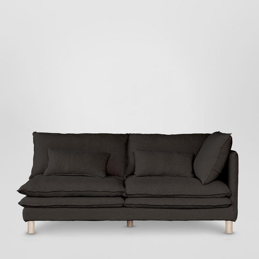 Aura 2 Seater Right Arm Cover Class 7 Black - Cover Only