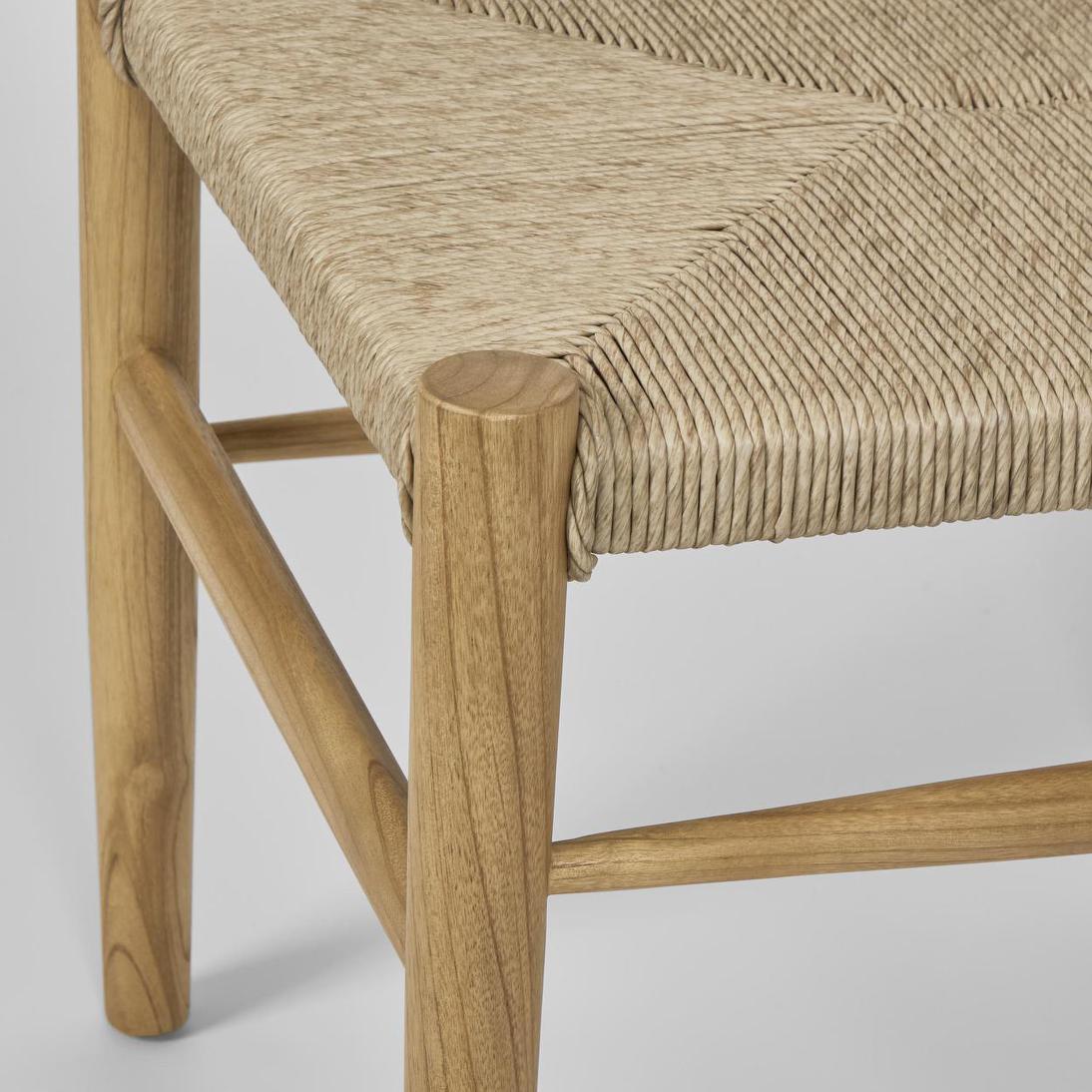 Arc Wishbone Dining Chair Natural