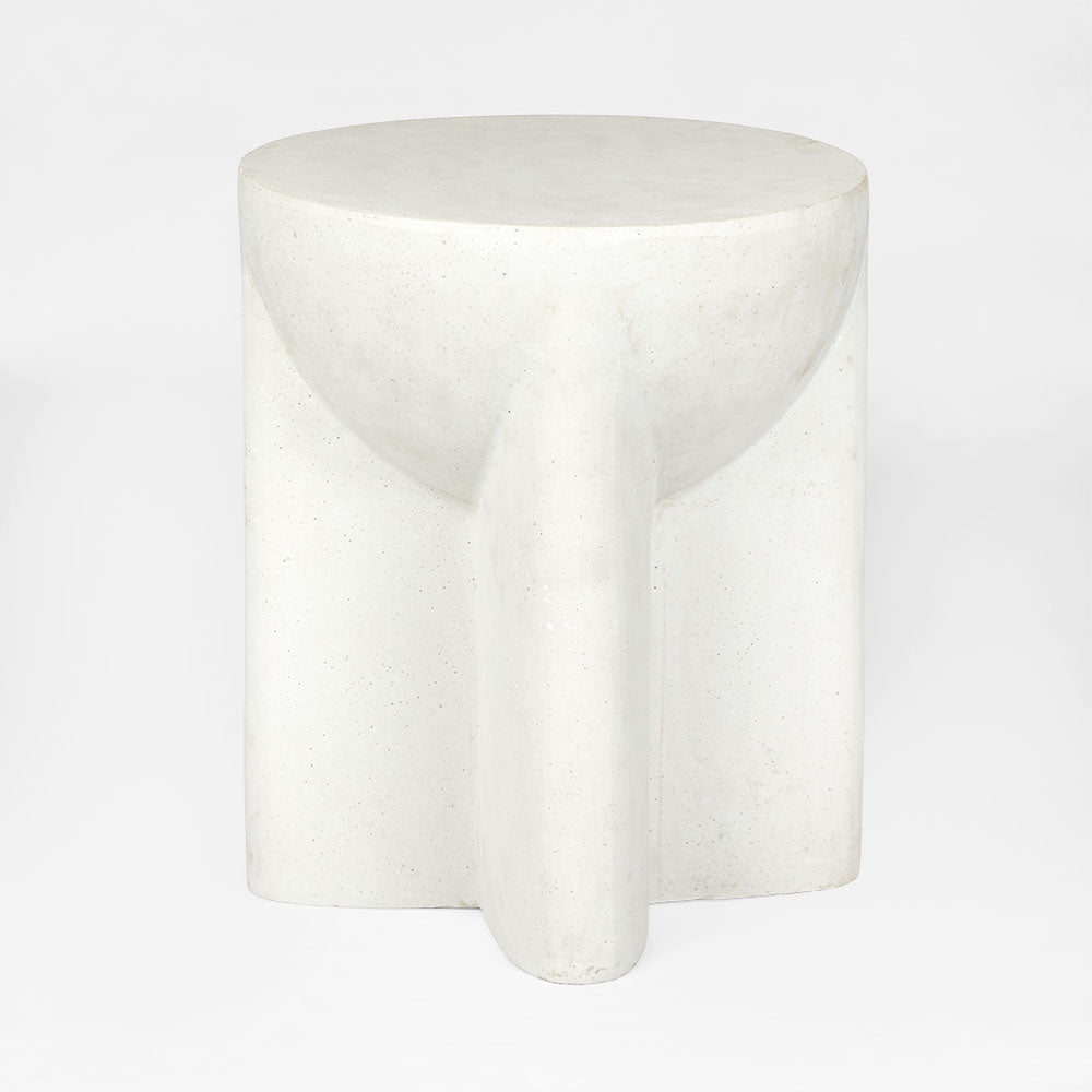 Vassili Side Table Chalk - Outdoor Undercover