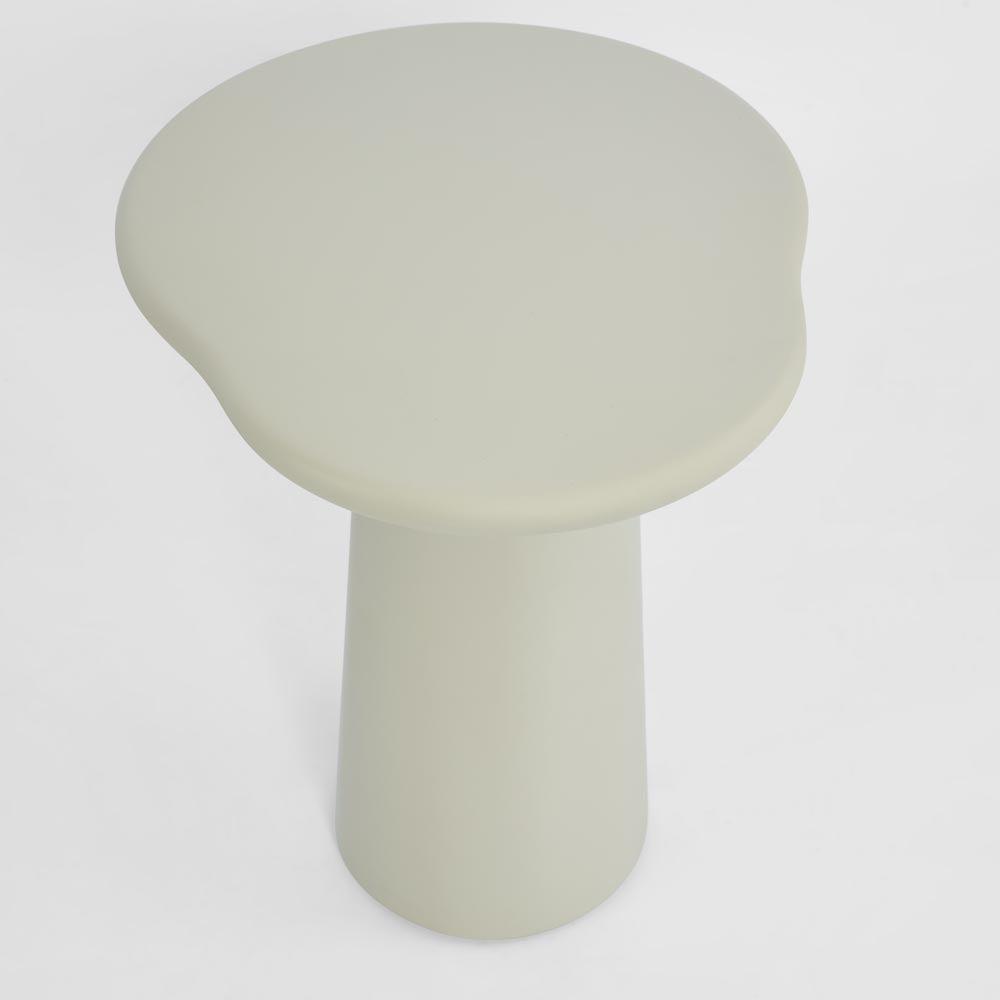 Koa Side Table Ecru