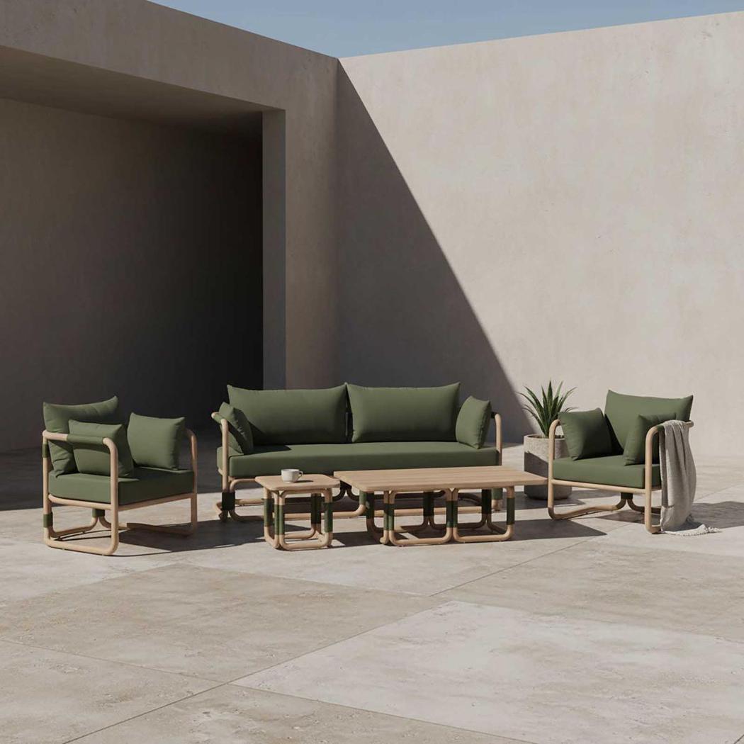 Vita Outdoor Sofa Forest Green