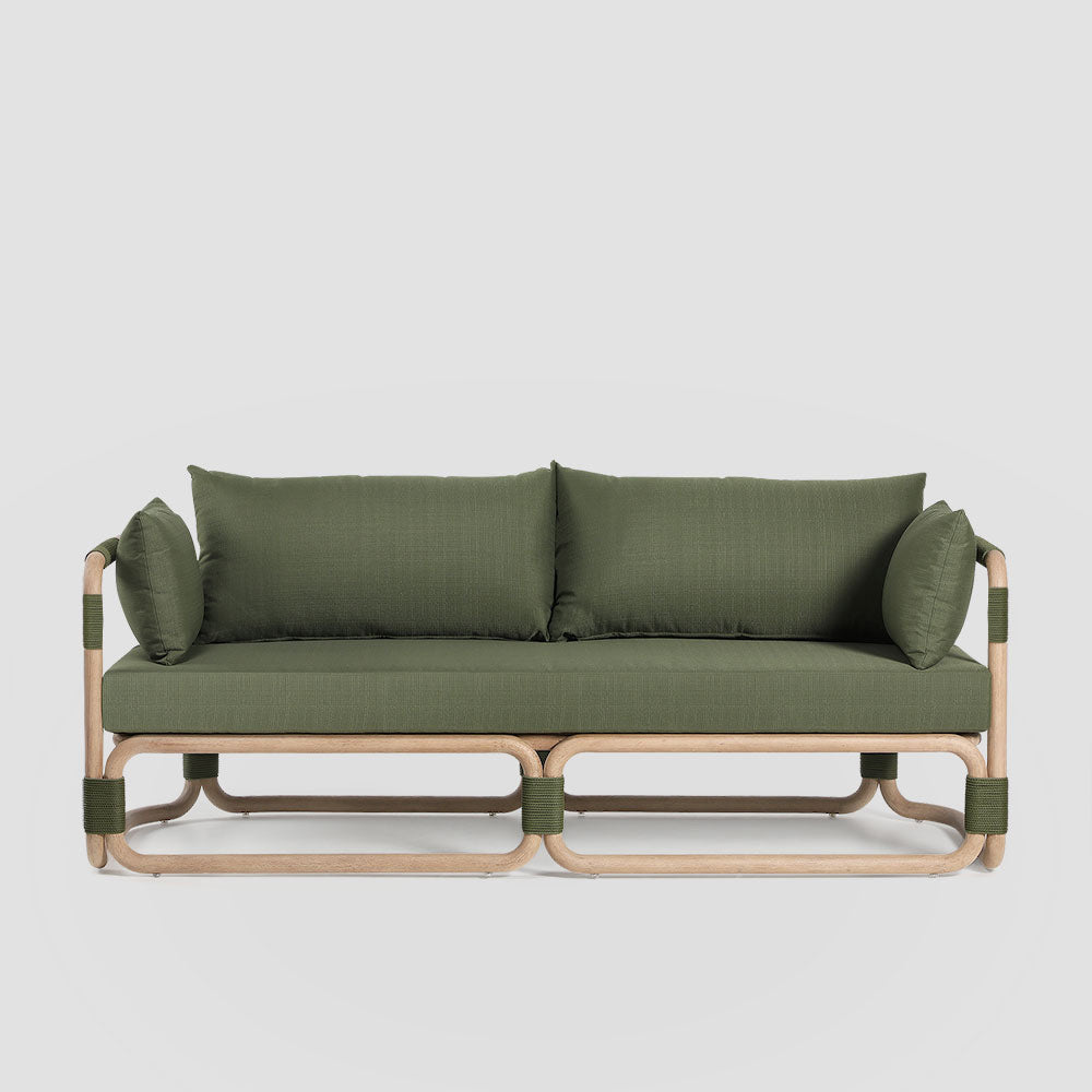 Vita Outdoor Sofa Forest Green