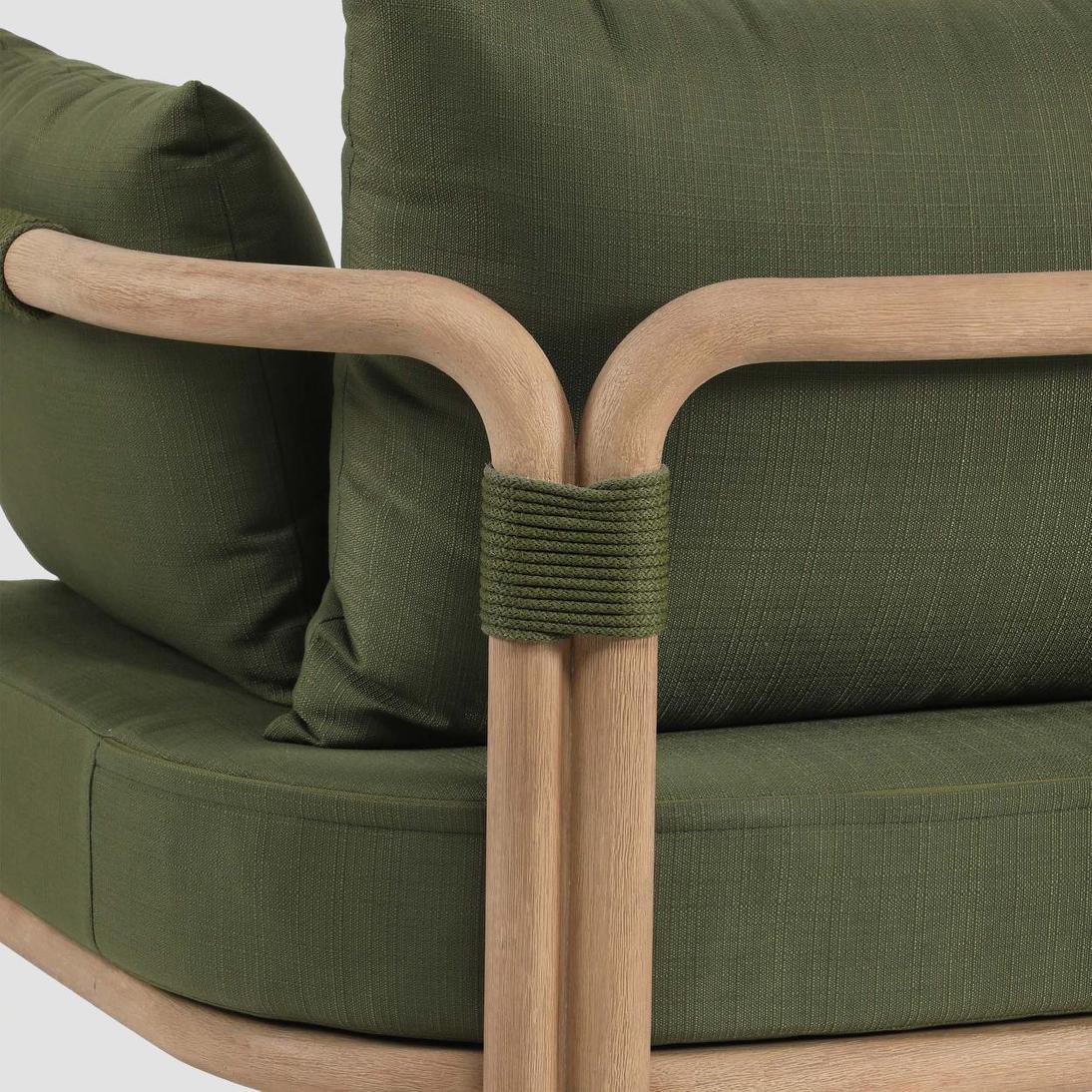 Vita Outdoor Sofa Forest Green