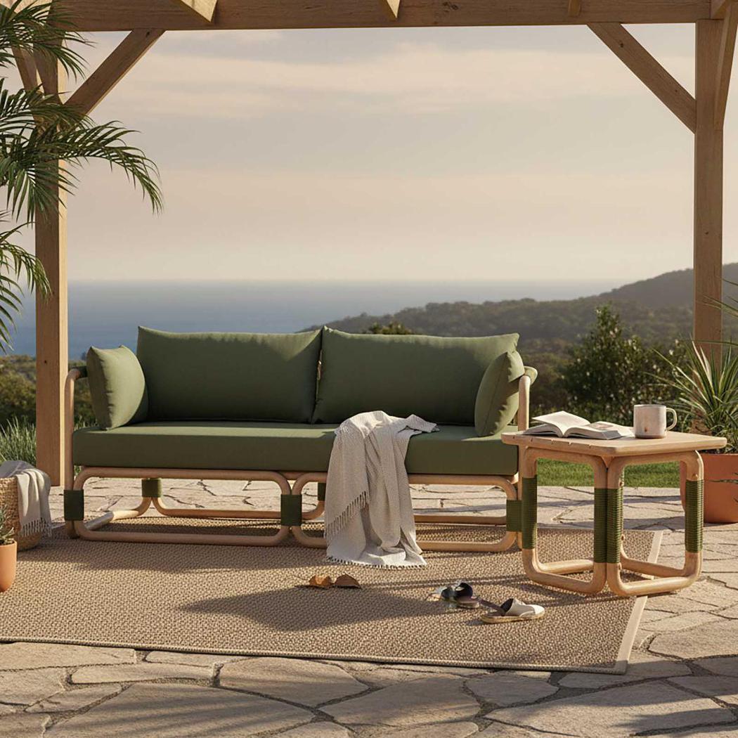 Vita Outdoor Sofa Forest Green