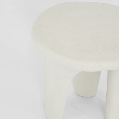 Kiva Outdoor Side Table White