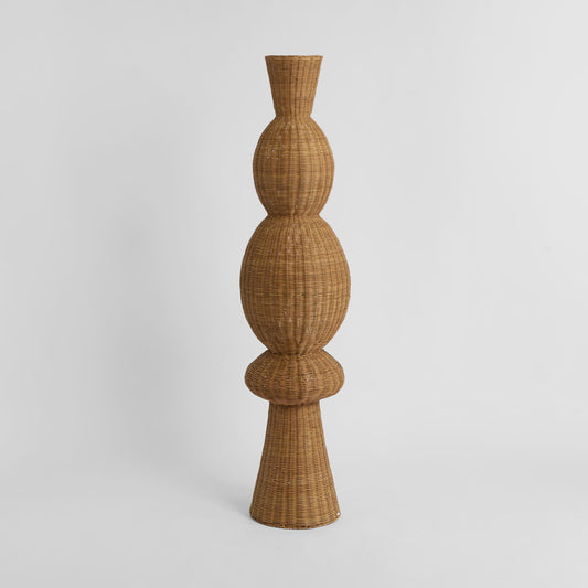 Orbiter Rattan Pedestal Planter I