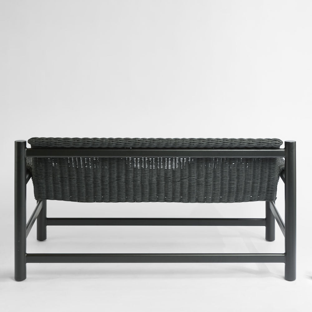 Riven Outdoor Occasional Sofa Black