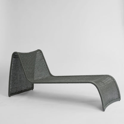 Riven Outdoor Sunlounge Black