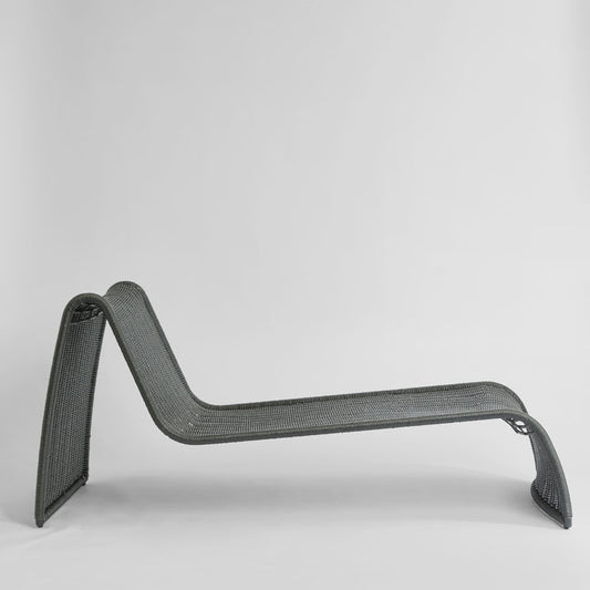 Riven Outdoor Sunlounge Black