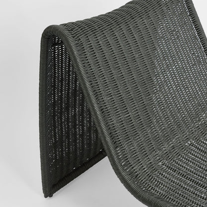 Riven Outdoor Sunlounge Black