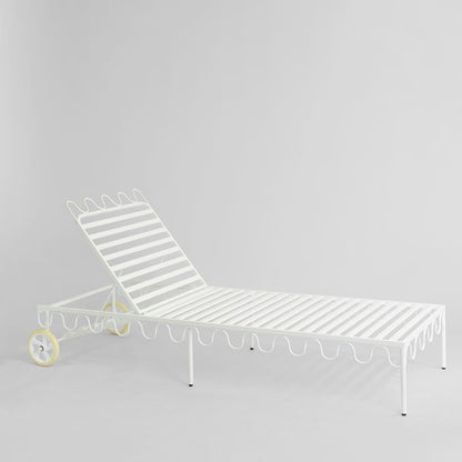 Wira Sunlounge Outdoor Terracotta/White Stripe Cushion