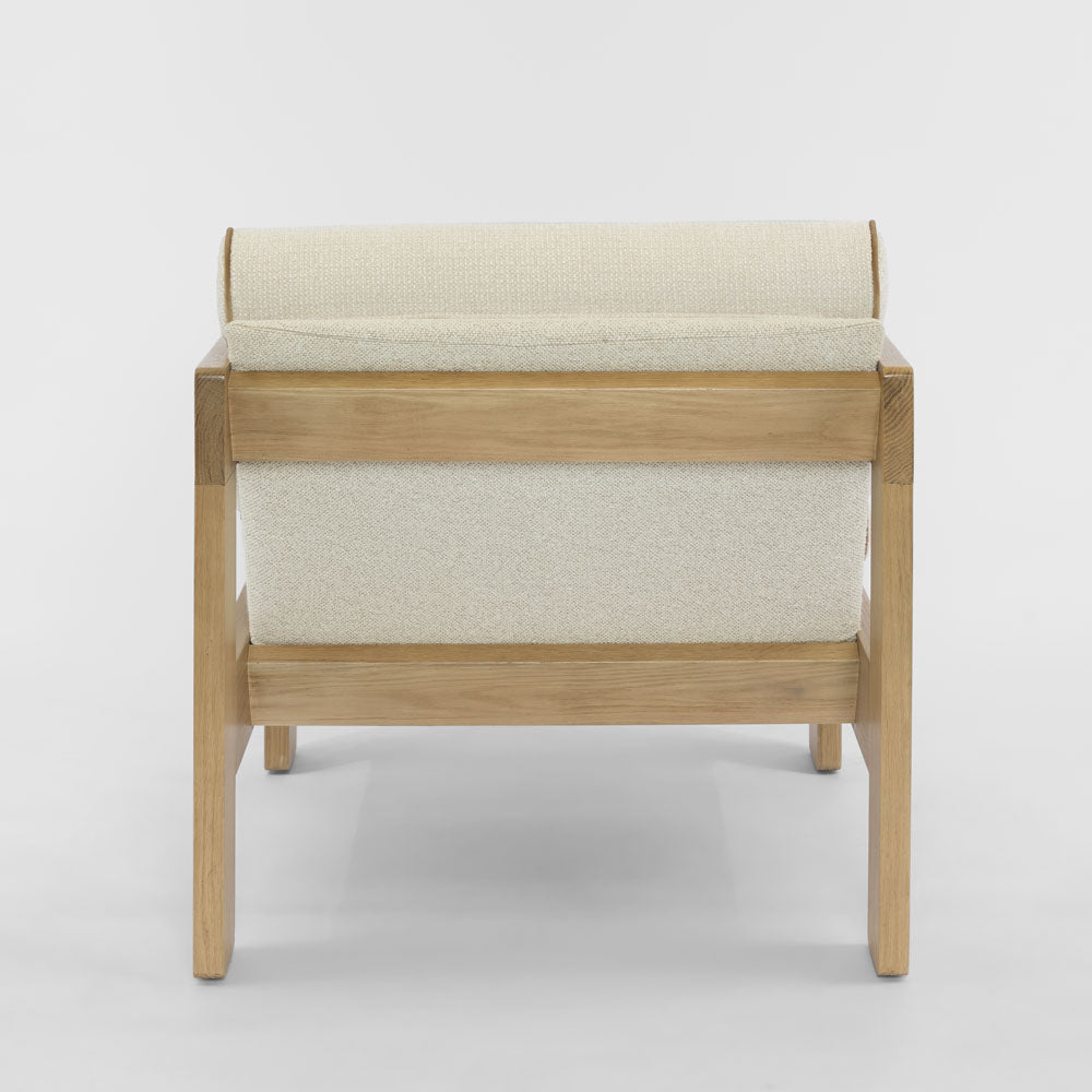 Ava Armchair Ivory Natural