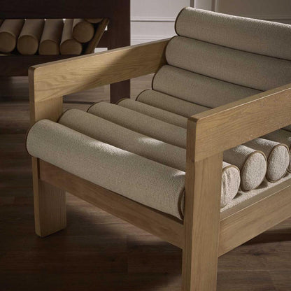 Ava Armchair Ivory Natural