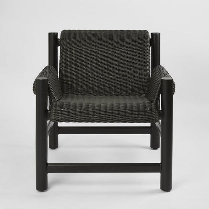 Riven Outdoor Occasional ArmChair Black