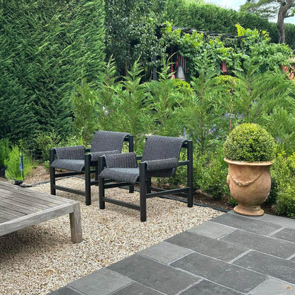 Riven Outdoor Occasional ArmChair Black