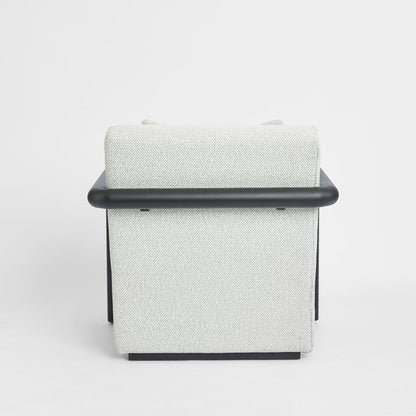 Argo Armchair Ecru with black frame Outdoor