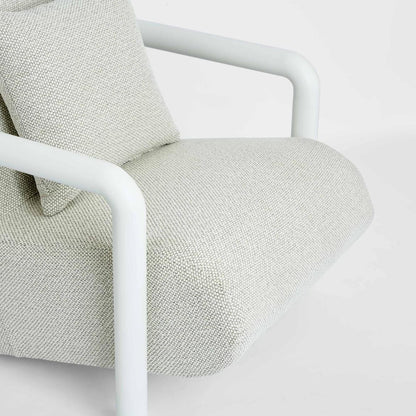 Argo Armchair Ecru with white frame Outdoor