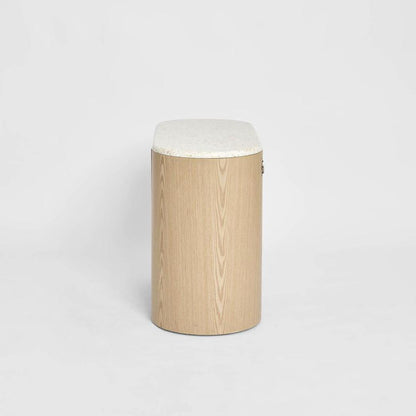 Arlo Bedside Light Oak & Terrazzo