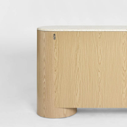 Arlo Buffet Light Oak & Terrazzo