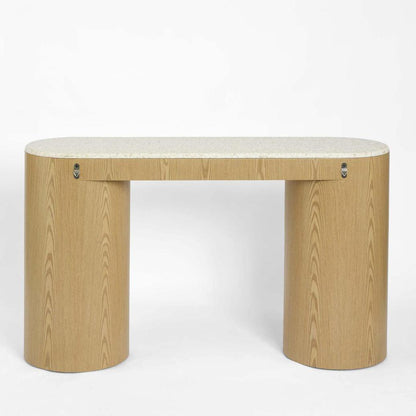 Arlo Console Light Oak & Terrazzo