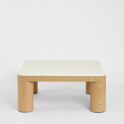 Arlo Coffee Table Light Oak & Terrazzo