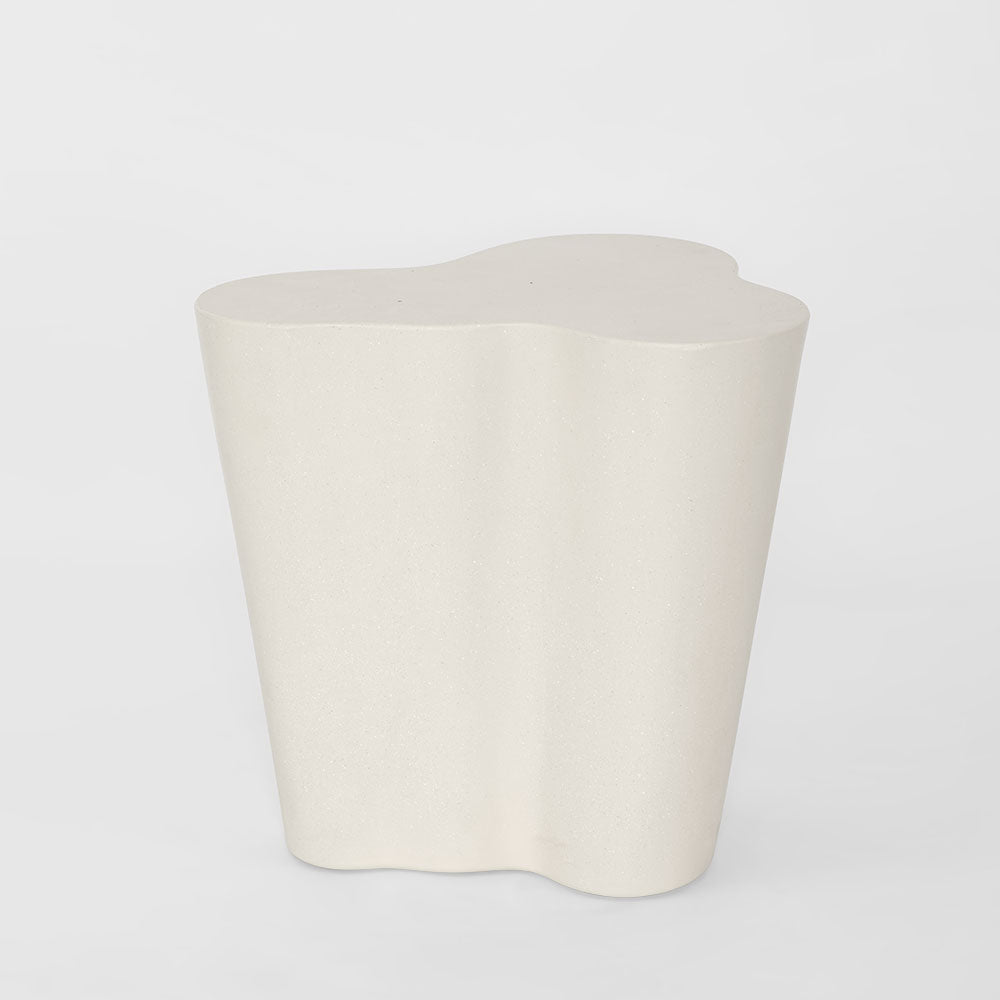 Marley Outdoor Side Table
 White
