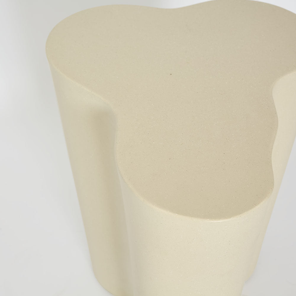 Marley Outdoor Side Table
 White