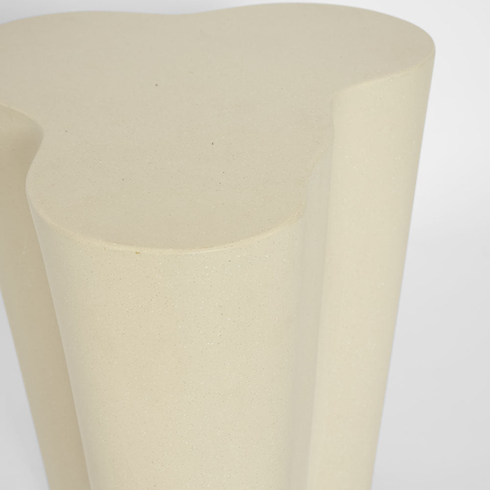 Marley Outdoor Side Table
 White