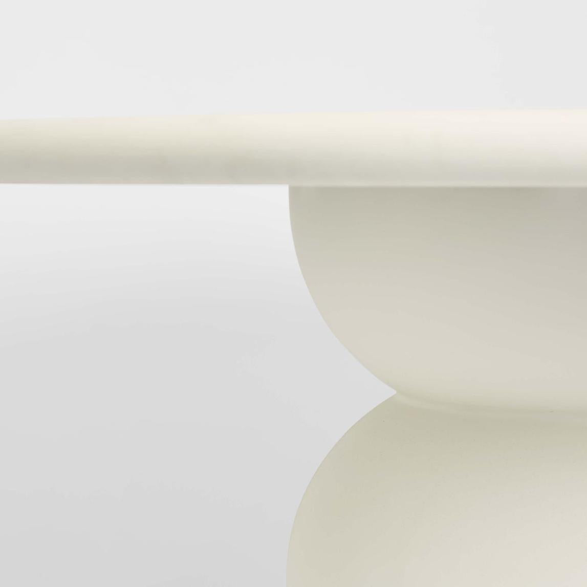 Olive Outdoor Dining Table White 130cm