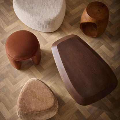 Harper Ottoman Brown